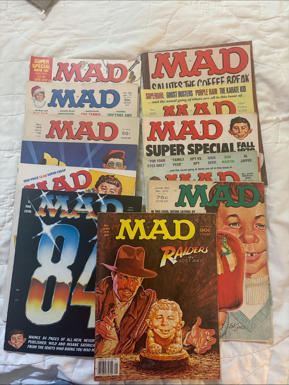 Vintage MAD Magazines - set of 11